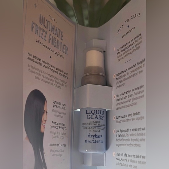 ☀️5/$25 Bundle Deal! Drybar Liquid Glass Miracle Smoothing Sealant Sample Deluxe - Picture 1 of 5